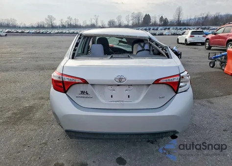 2016 Toyota Corolla L z USA, uszkodzony, nr VIN 2T1BURHEXGC486043